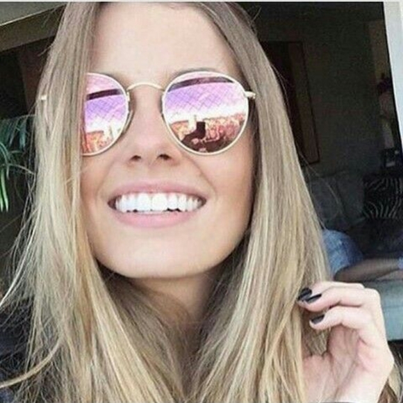 LIKE NEW RayBan Round Metal RB3447 Pink Mirror Flash Ray ban Sunglasses - Picture 15 of 16